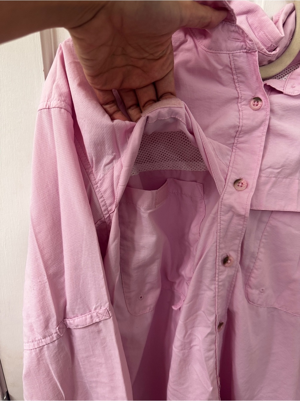 Columbia Women’s Pink Outdoor Utility Shirt-Jacket - Picture 6 of 14